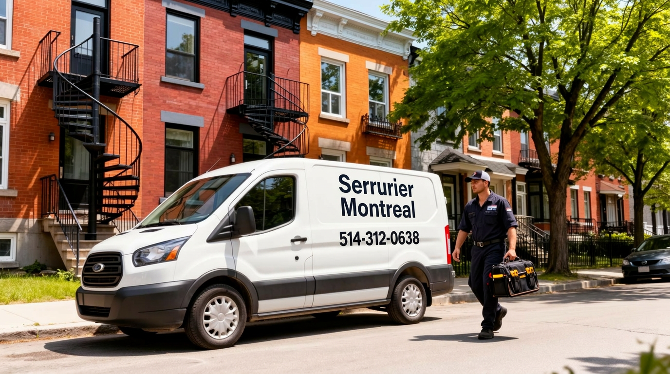 Mobile locksmith technician serving Plateau-Mont-Royal Montreal